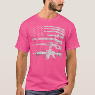 Camiseta Armas de Armas de Armas dos Estados Unidos Bandeir