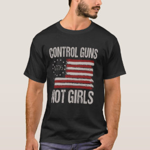 Camiseta Armas de Controle Não Raparigas