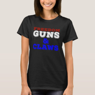 Camiseta Armas de liberdade e seletores de Duro Emenda de s