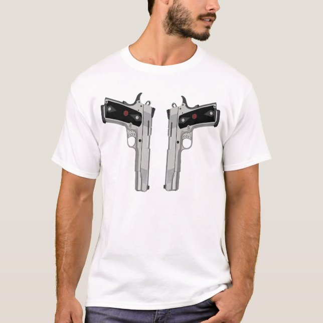 Camiseta Armas dobro do sinal de paz (Frente)