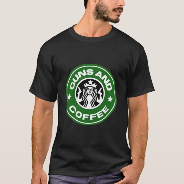 Camiseta Armas e café (Frente)