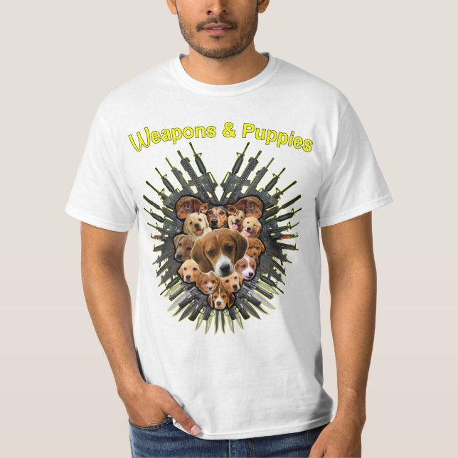 Camiseta Armas e estupias (Frente)