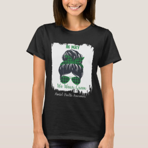 Camiseta Armas Em Maio Vestimos Consciência Mental Verde