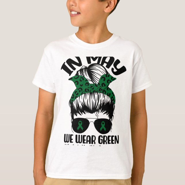 Camiseta Armas Em Maio Vestimos Consciência Mental Verde (Frente)
