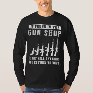 Camiseta Armas, Grãos e Aprovação de Spouso: Se Encontradas