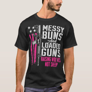Camiseta Armas Mensais E Carregadas Levantando Lobos Não O