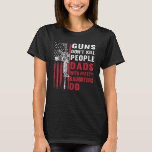 Camiseta Armas não Matares Pais Pessoas com luz Bonito