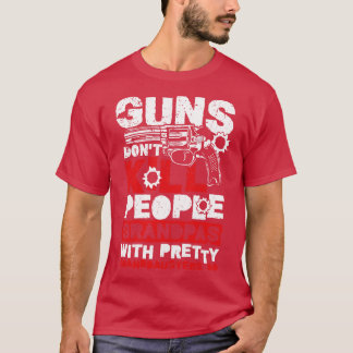 Camiseta Armas não matares Pessoas diversão oferta de paren