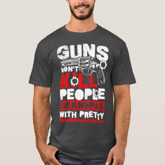 Camiseta Armas não matares Pessoas diversão oferta de paren