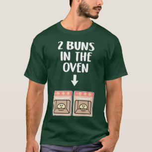 Camiseta Armas No Anúncio De Gravidez Do Forno Twins