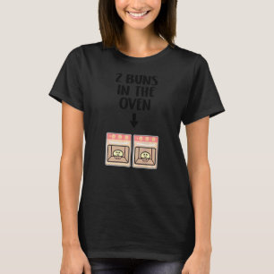 Camiseta Armas No Anúncio De Gravidez Do Forno Twins