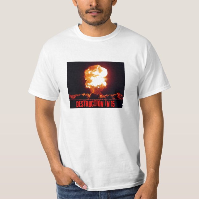 Camiseta Armas nucleares - T branco (Frente)