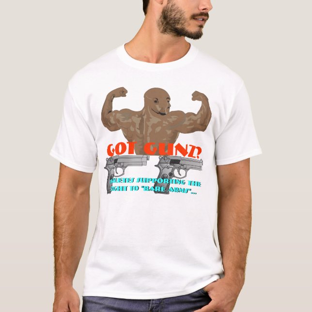Camiseta Armas obtidas,… eh… "Gunz"? (Frente)