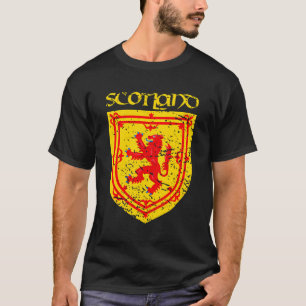 Camiseta Armas Reais De Mulheres De Leão Na Escócia