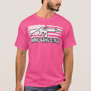 Camiseta Armas Salvem Vidas Direitos de Alteração do Segund