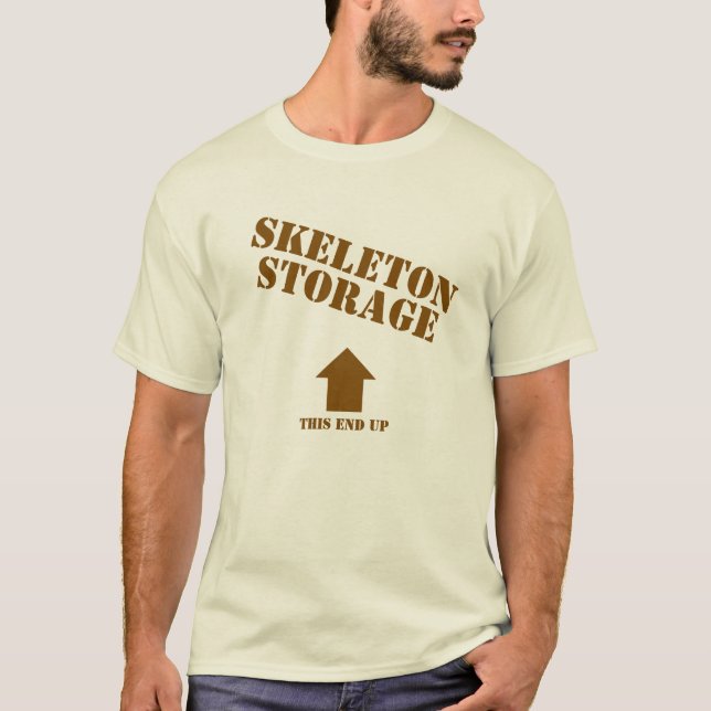 Camiseta Armazenamento Skeleton (Frente)