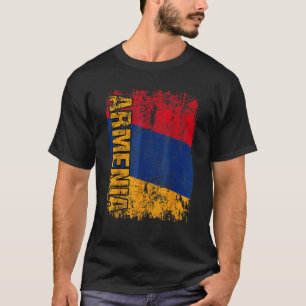 Camiseta ARMÊNIA Big Flag Vintage afligiu ARMÊNIA