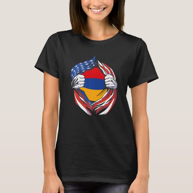 Camiseta Armênia Flag American Orud........................ (Frente)