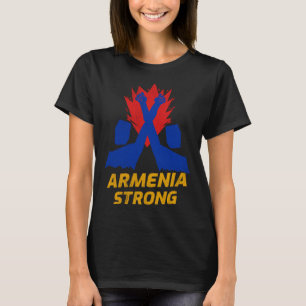 Camiseta Armênia forte vintage Defenda a comunidade armênia