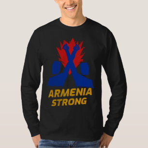 Camiseta Armênia forte vintage Defenda a comunidade armênia