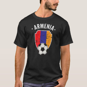 Camiseta Armênia Futebol Armênia Bandeira Futebol armênio o