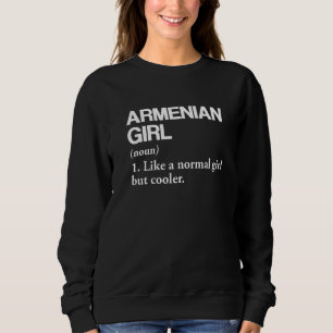 Camiseta Armênia Girl Definition Armenian Flag Country Lang
