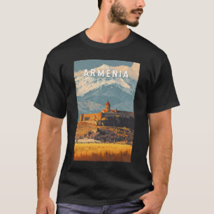 Camiseta Armênia Illustração Viagem Art Vintage