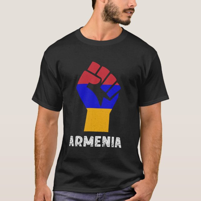 Camiseta Armênia: Poder do Orgulho Armênio - Preso Armênio (Frente)