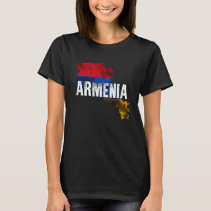 Camiseta Armênio e bandeira Souvenir aflita Armênia