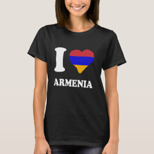 Camiseta Armênio Sinalizador I Ama Armênia Raízes armênias