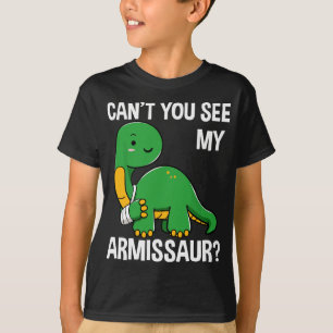 Camiseta Armissaur Quebrado Osso Ferimento Dinossauro Recup