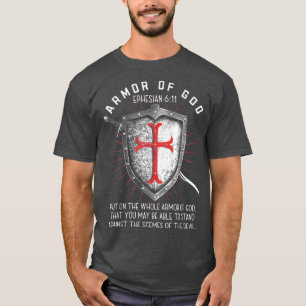 Camiseta Armor De Deus Ephesianos 617 Bíblia Verse T Christ
