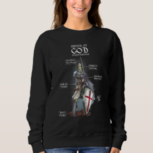 Camiseta Armor De Deus Ephesianos 6 10 18 Verso Bíblia