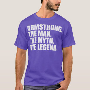 Camiseta ArmstrongArmstrong Nome da família Armstrong sobre
