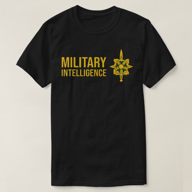CAMISETA ARMY MILITARY INTELLIGENCE CORPS EUA  (Frente do Design)