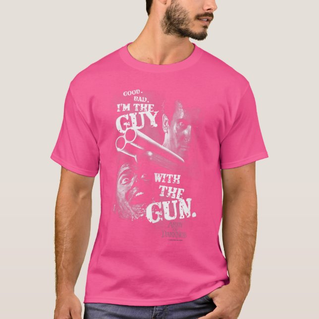 Camiseta Army of Darkness Guy With the Gunankop girl (Frente)
