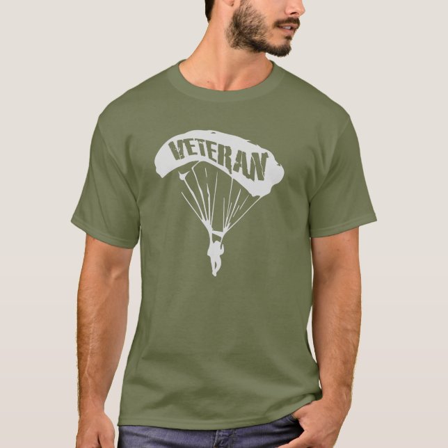 Camiseta Army Paratrooper Veteran (Frente)
