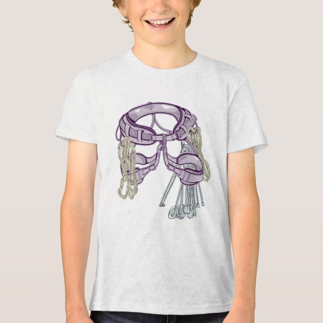 Camiseta Arnês e equipamento para trepagem (Frente)