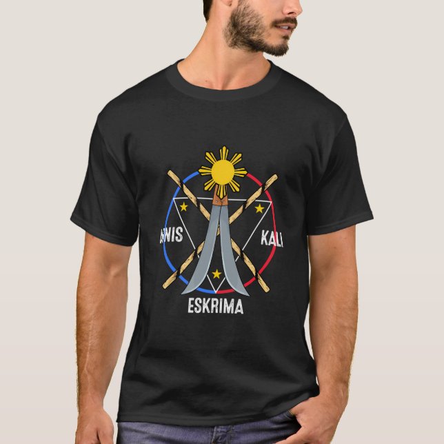Camiseta Arnis Eskrima Kali Martial Art Fan (Frente)