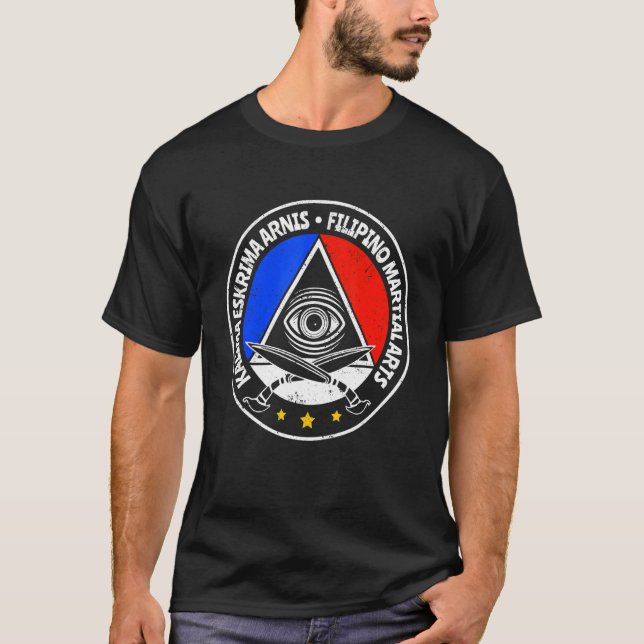 Camiseta Arnis Kali Eskrima Fma Filipino Artes Marciais 1 (Frente)