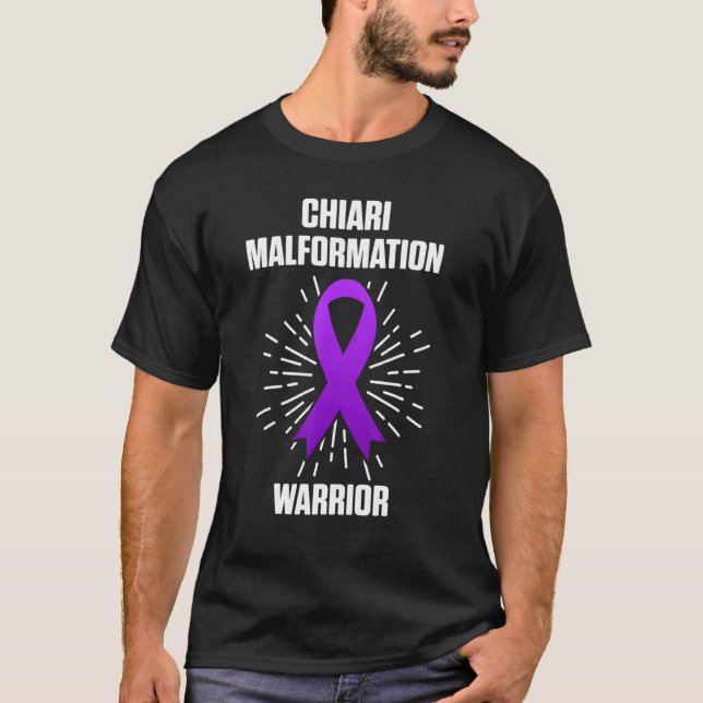 Camiseta Arnold Chiari Malformation Warrior Fight Awareness (Frente)