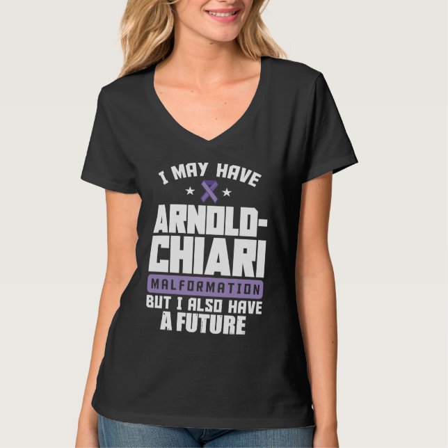 Camiseta Arnold Chiari Malformation Warrior Future Awarenes (Frente)