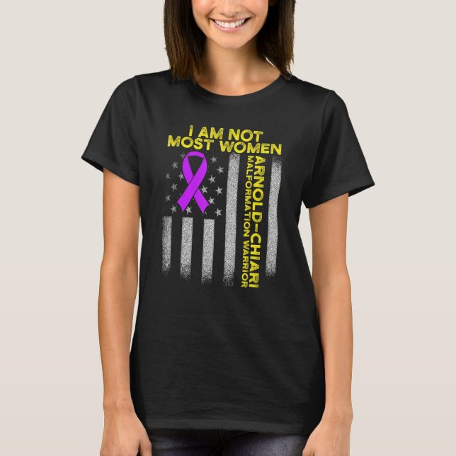 Camiseta Arnold Chiari Malformation Warrior Love Survivor A (Frente)