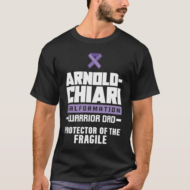Camiseta Arnold Chiari Malformation Warrior Protector Aware (Frente)