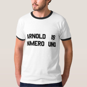 Camiseta Arnold é ONU de Numero