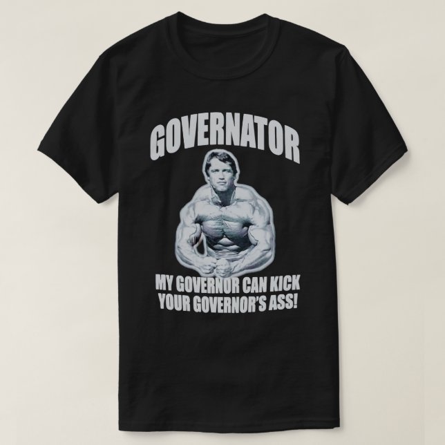 Camiseta Arnold Schwarzenegger Governador (Frente do Design)