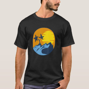 Camiseta Aroace Pride Tropical Beach Aro Ace LGBT Aromântic