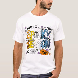 Camiseta AroAce Temporada Assustadora de Halloween