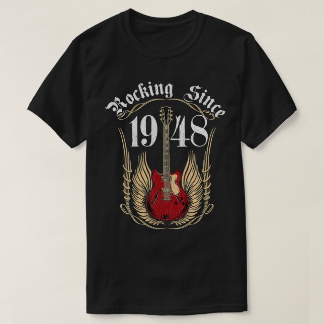 Camiseta Arocando Desde 1948, Presente De Aniversário De 73 (Frente do Design)