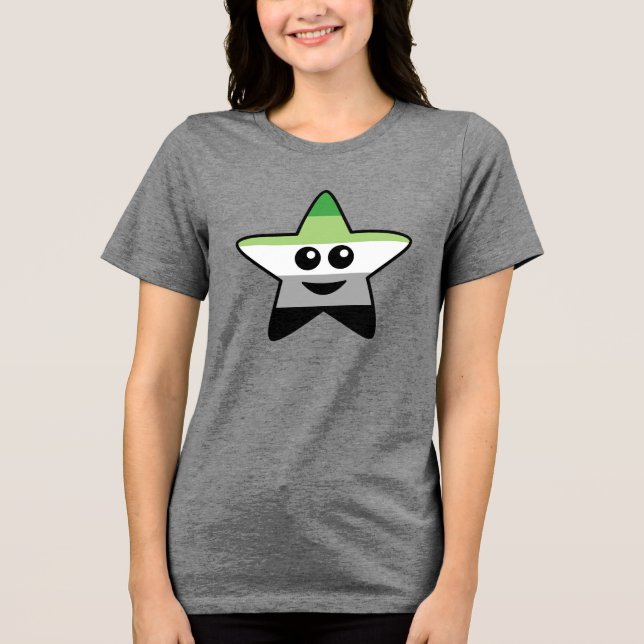 Camiseta Aromântica Star (Frente)